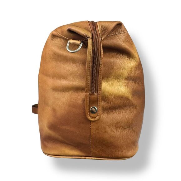 Piel Leather Vintage Colombian Duffel Travel Overnight Bag Weekender Rugged - Picture 7 of 16